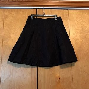 Express black flair skirt